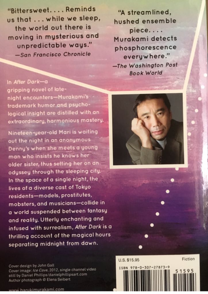 After Dark - Haruki Murakami (Vintage - Paperback) book collectible [Barcode 9780307278739] - Main Image 2