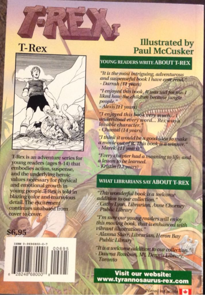 T-Rex - Preston, Douglas (Mississauga, Ont. : Youth Academy Books) book collectible [Barcode 9780969680000] - Main Image 2
