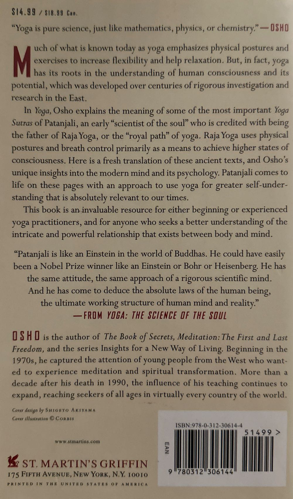 Yoga - Osho (Macmillan - Paperback) book collectible [Barcode 9780312306144] - Main Image 2