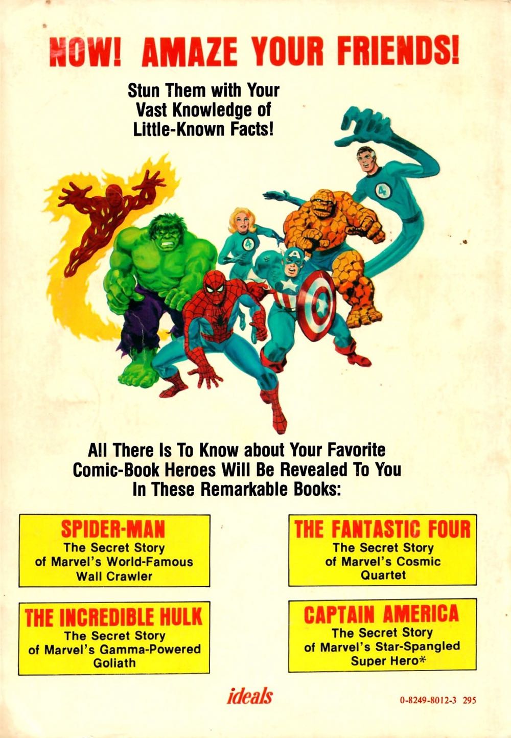 Captain America: The Secret Story of Marvel’s Star-Spangled Super Hero - Stan Lee (Ideals Publishing Corp. - Trade Paperback) book collectible [Barcode 9780824980122] - Main Image 2