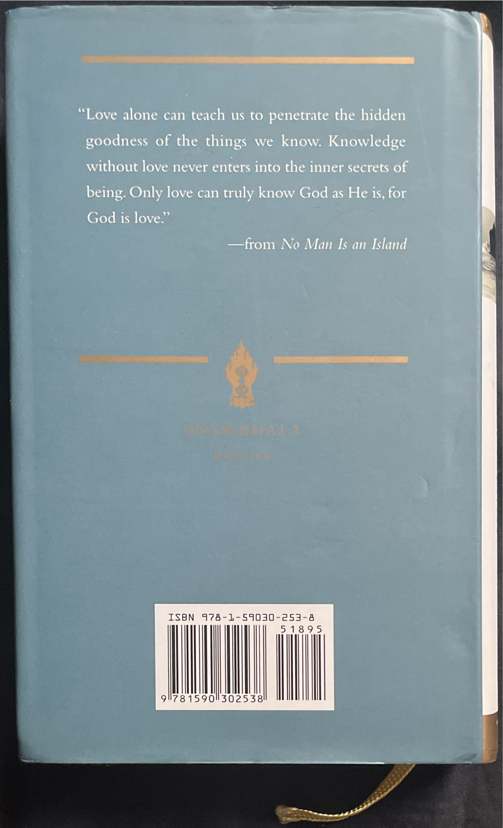 No Man Is an Island - Thomas Merton (Shambhala Publications - Hardcover) book collectible [Barcode 9781590302538] - Main Image 2