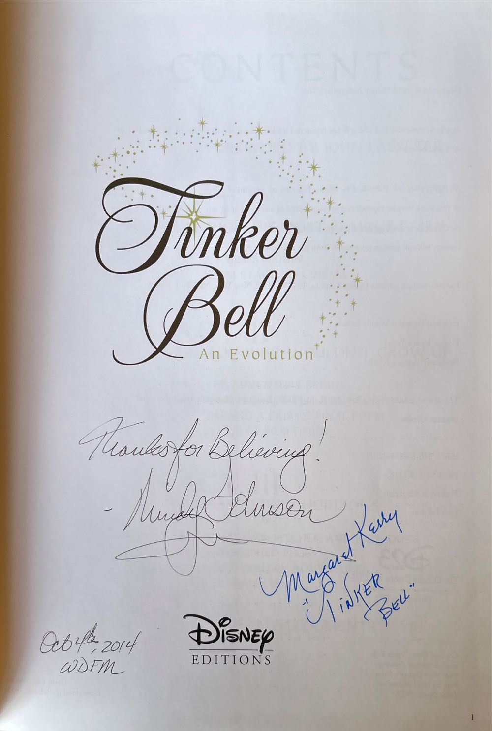 Tinker Bell: An Evolution - Mindy Johnson (Disney Editions - Hardcover) book collectible [Barcode 9781423172017] - Main Image 3