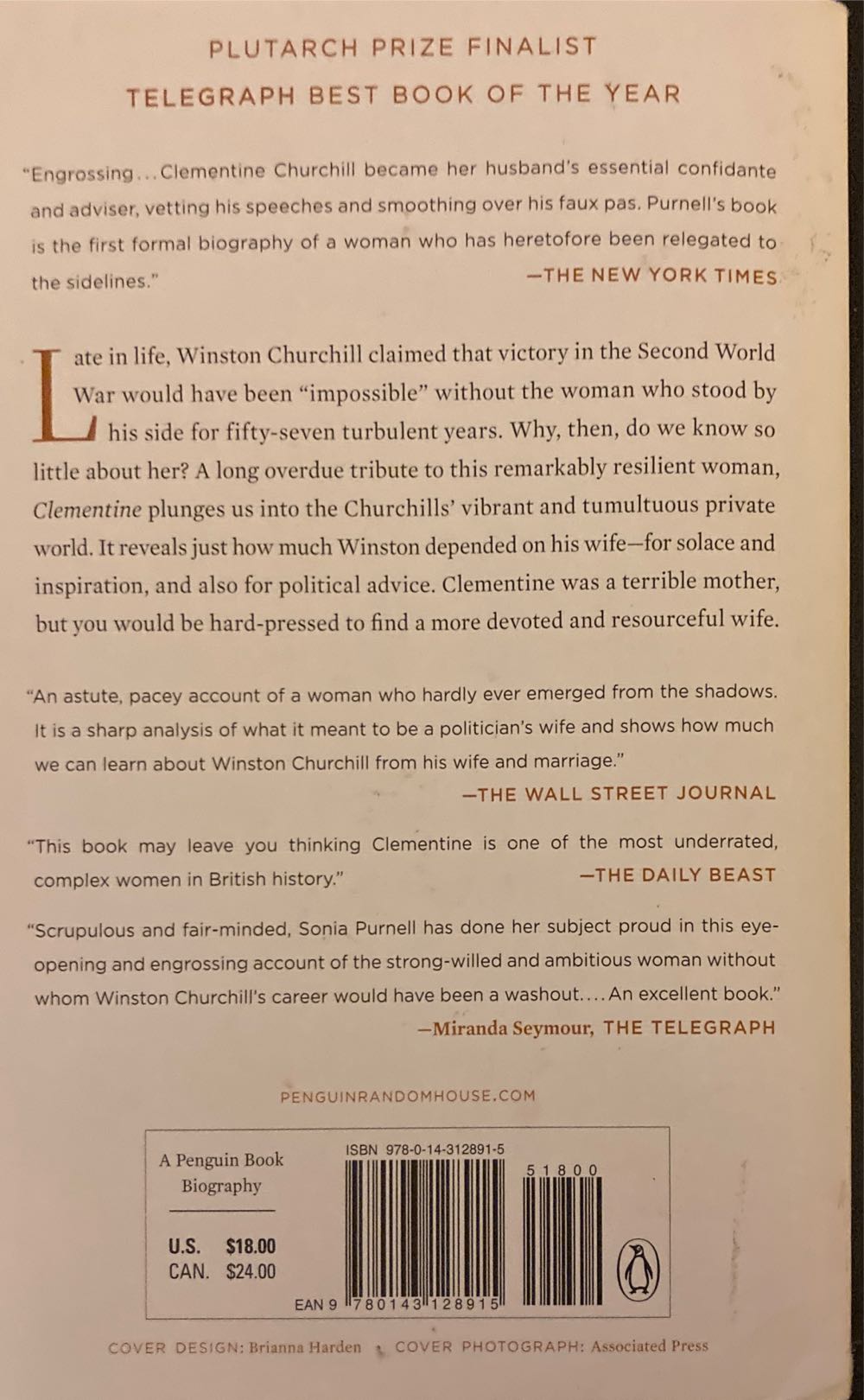 Clementine - Sonia Purnell (Penguin - eBook) book collectible [Barcode 9780143128915] - Main Image 2