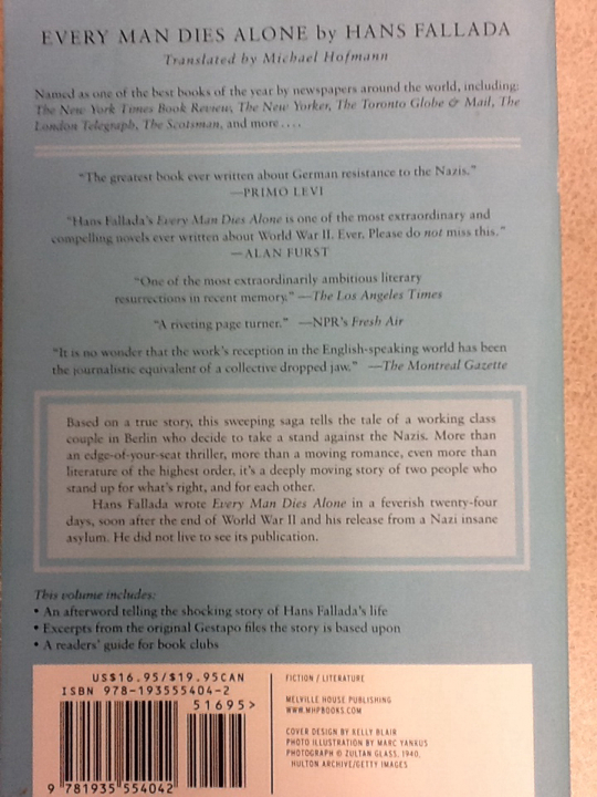 Every Man Dies Alone  book collectible - Main Image 2