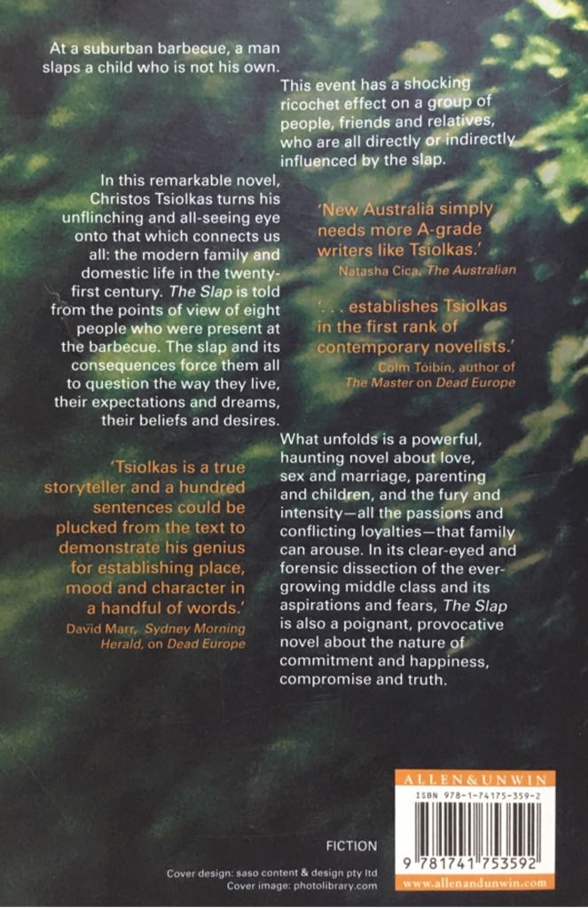 Slap, The - Tsiolkas, Christos (Allen & Unwin - Paperback) book collectible [Barcode 9781741753592] - Main Image 2