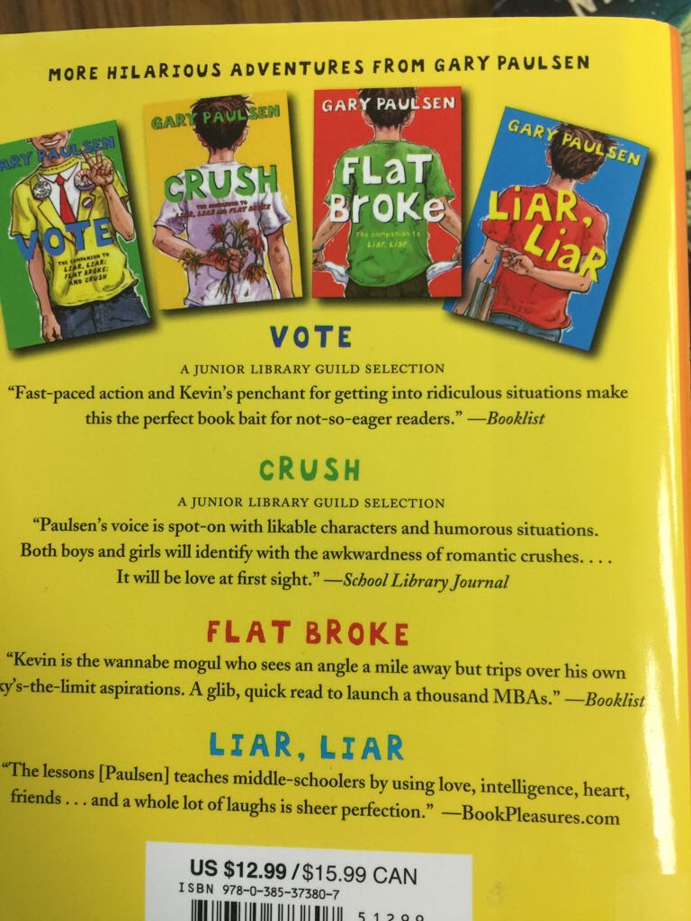 Family Ties - Gary Paulsen book collectible [Barcode 9780385373807] - Main Image 2