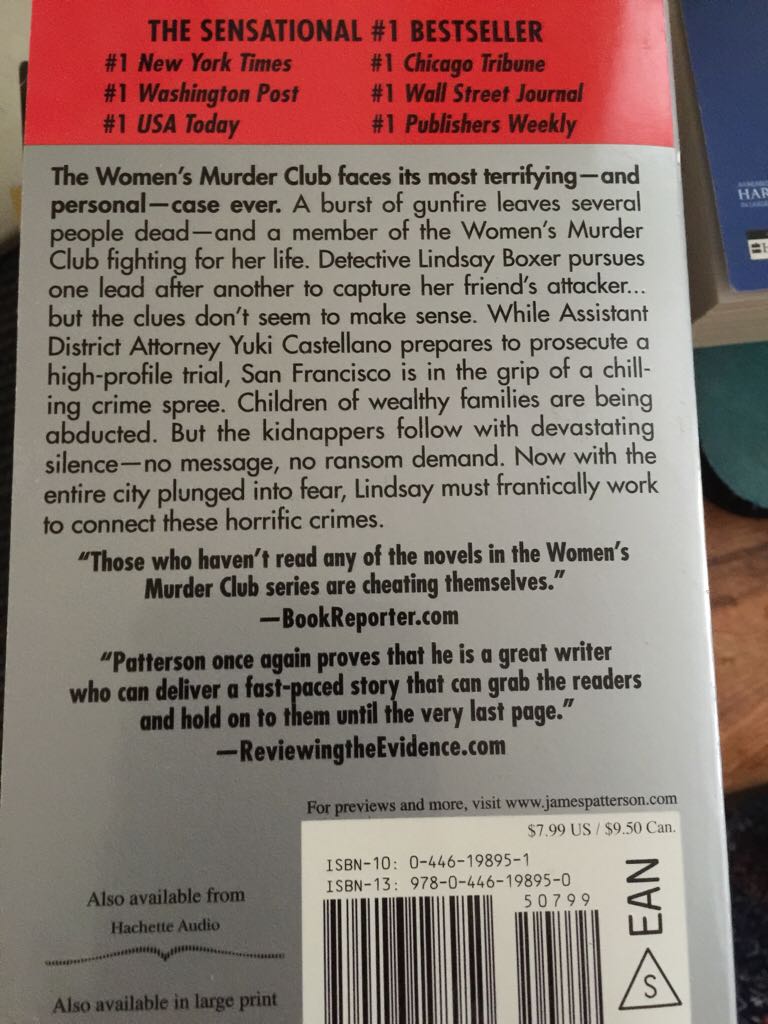 6th Target - James Patterson (Little Brown and Company - Paperback) book collectible [Barcode 9780446198950] - Main Image 2