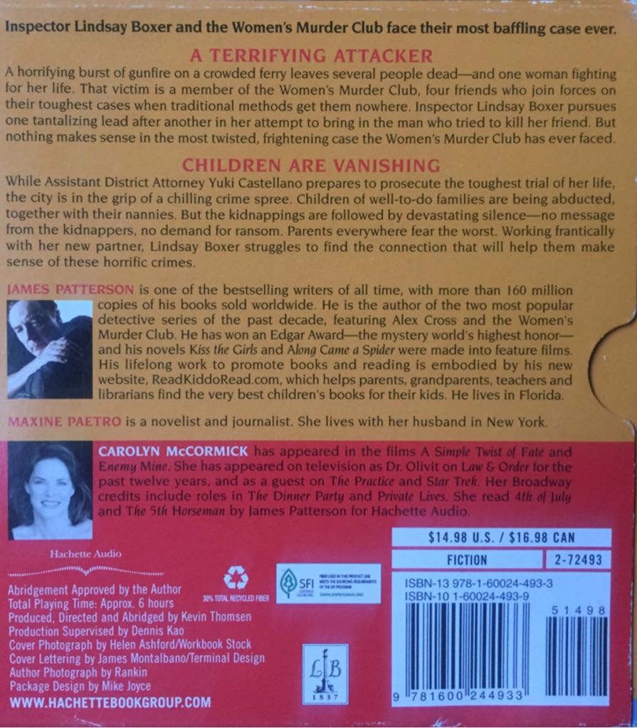 The 6th Target - James & (Hachette Audio - Audiobook) book collectible [Barcode 9781600244933] - Main Image 2