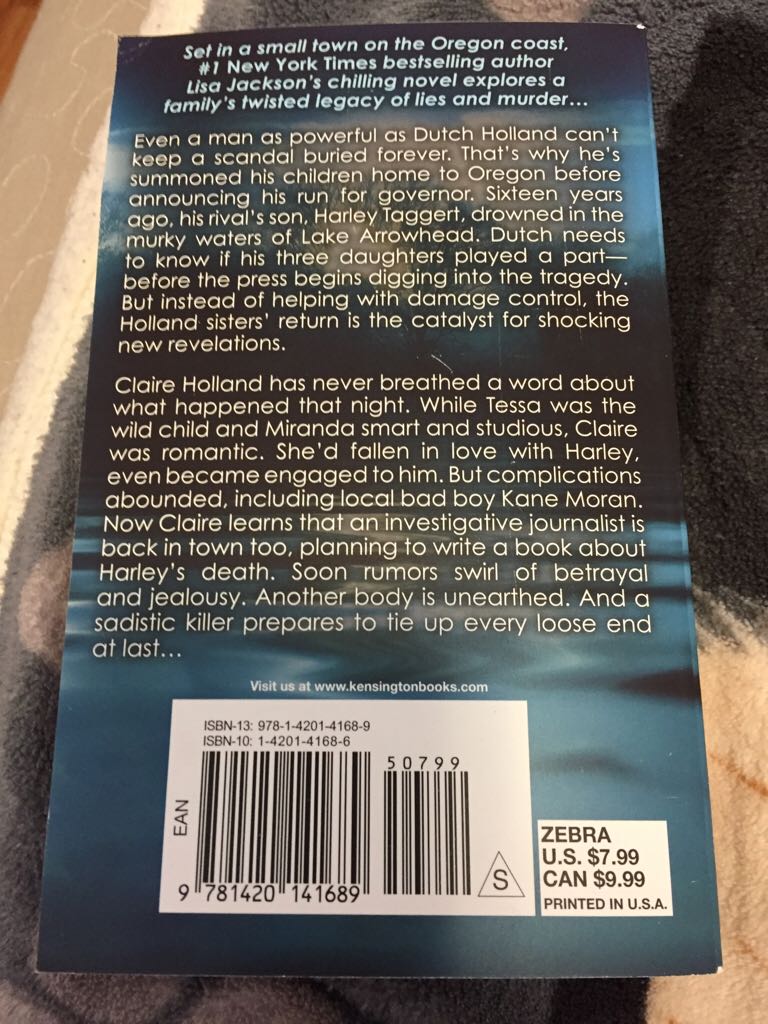 Whispers - Lisa Jackson (Zebra Books - Paperback) book collectible [Barcode 9781420141689] - Main Image 2