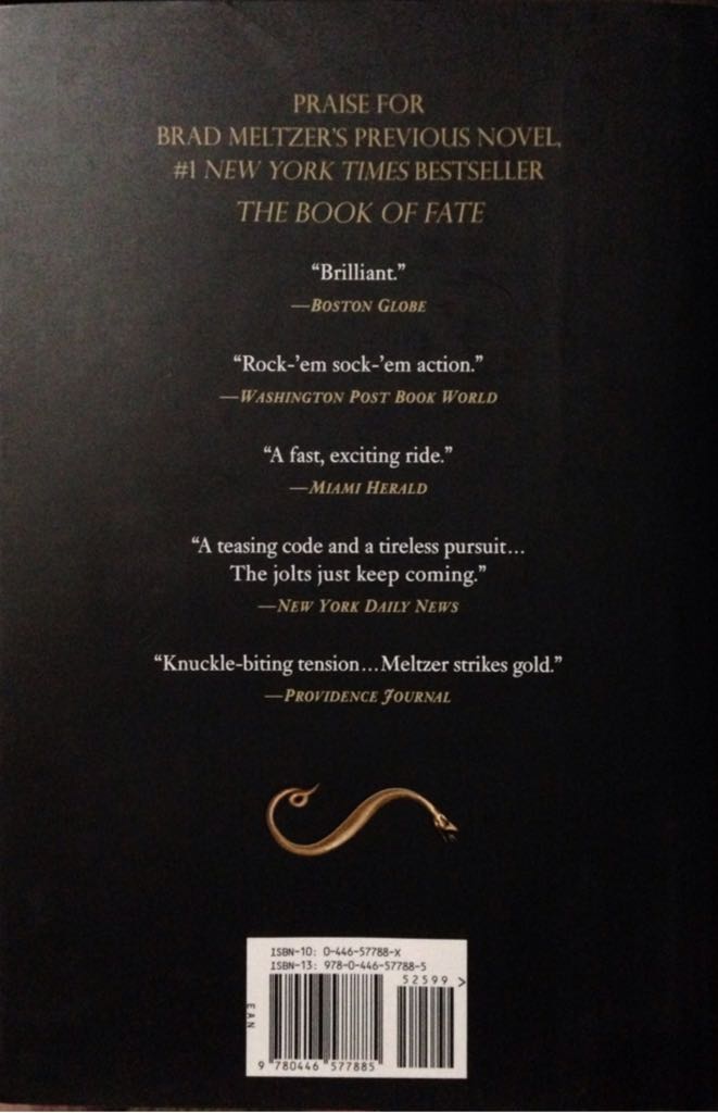 The Book of Lies - Brad Meltzer (Grand Central Publishing - Hardcover) book collectible [Barcode 9780446577885] - Main Image 2