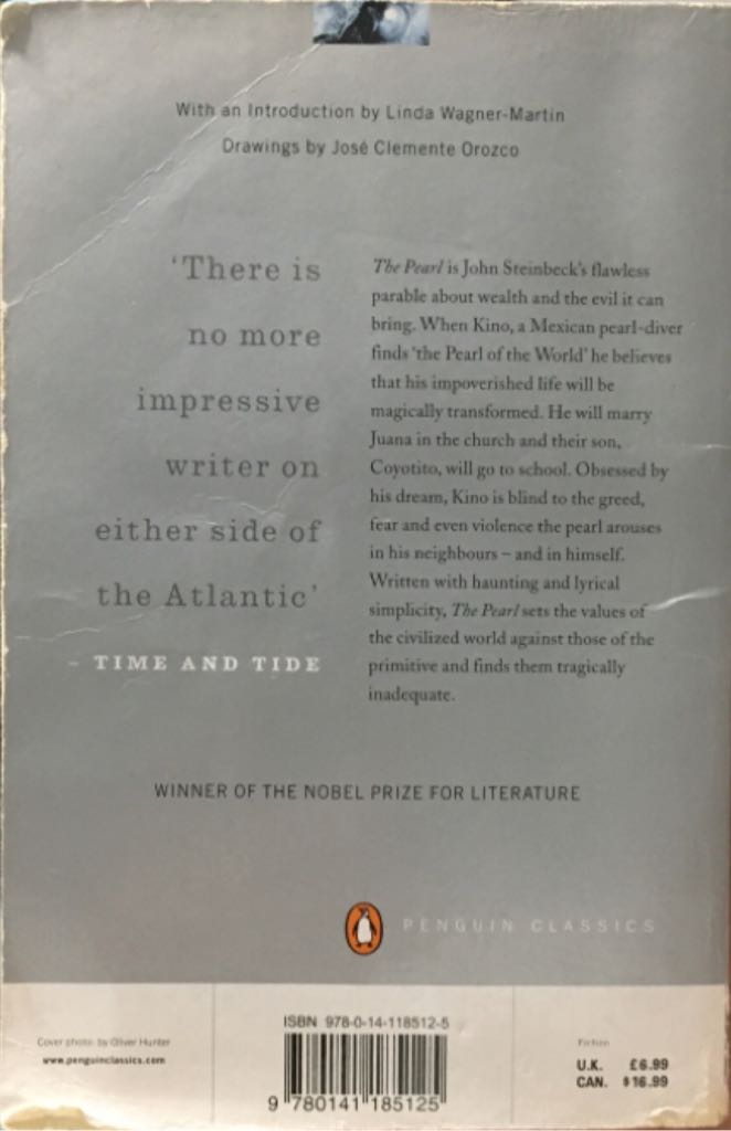 The Pearl - John Steinbeck (Penguin Books - Paperback) book collectible [Barcode 9780141185125] - Main Image 2