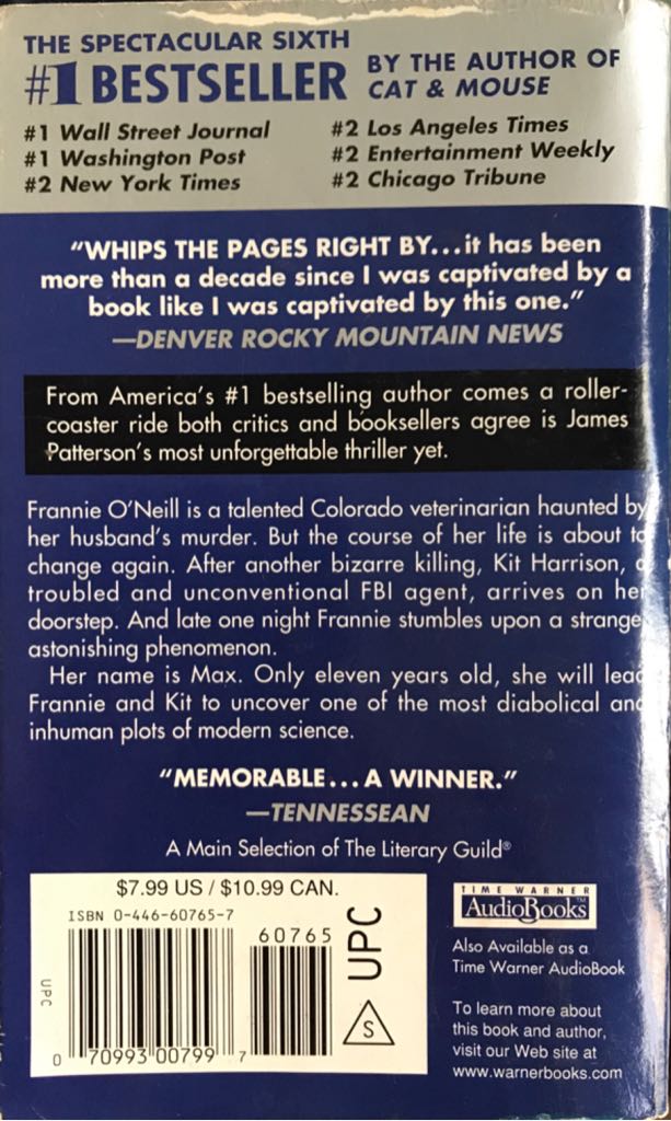 When the Wind Blows - James Patterson (Vision - Paperback) book collectible [Barcode 9780446607650] - Main Image 2