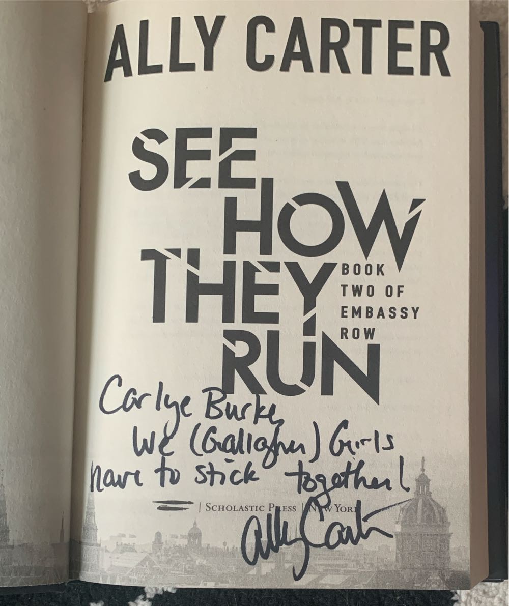 See How They Run - Ally Carter (Scholastic Press - Hardcover) book collectible [Barcode 9780545654845] - Main Image 3
