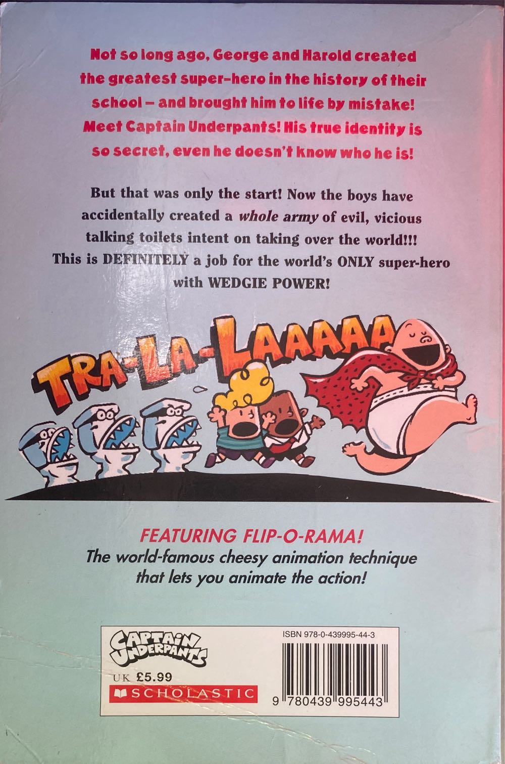 Captain Underpants And The Attack Of The Talking Toilets - Dav Pilkey (- Paperback) book collectible [Barcode 9780439995443] - Main Image 2