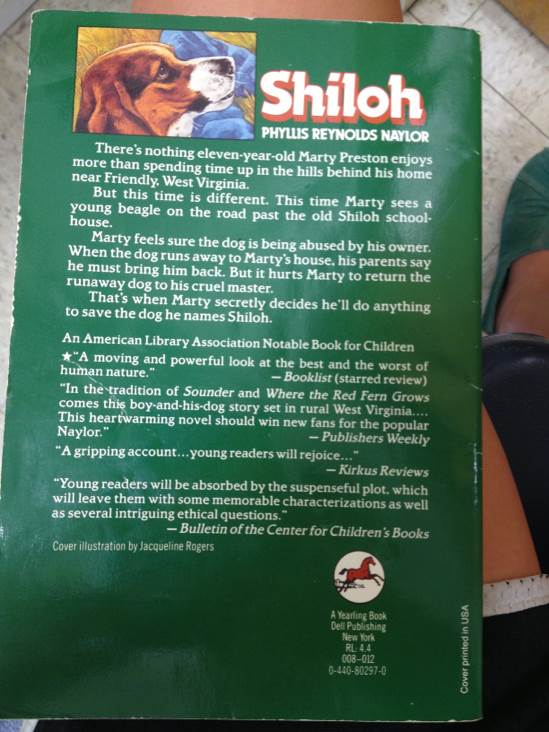 Shiloh - Phyllis Reynolds Naylor (A Yearling Book - Paperback) book collectible [Barcode 9780440407522] - Main Image 2