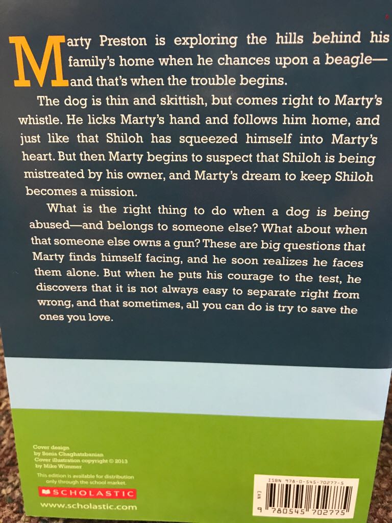 Shiloh - James Reasoner (Scholastic Inc. - Hardcover) book collectible [Barcode 9780545702775] - Main Image 2