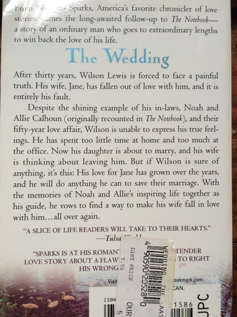 The Wedding - Cartwright, Pauline book collectible - Main Image 2