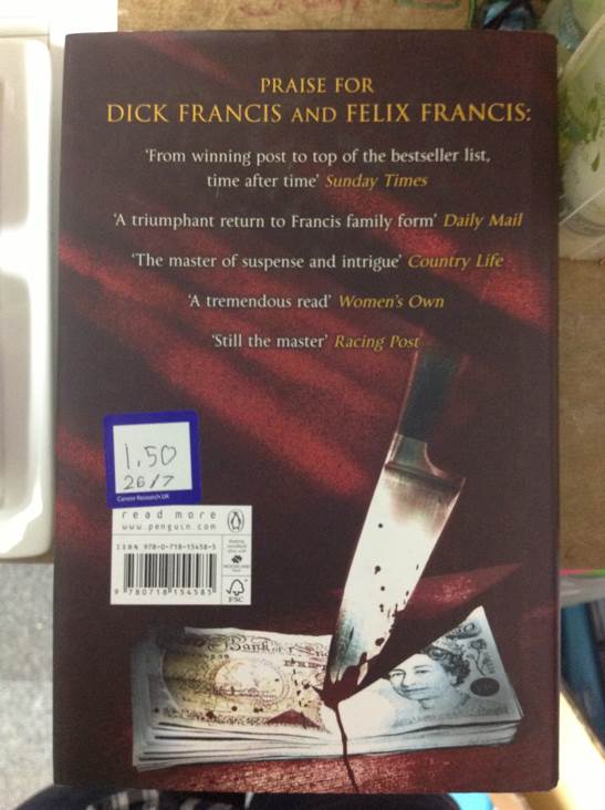 (Standalone 03) Even Money - Felix Francis (Michael Joseph - Hardcover) book collectible [Barcode 9780718154585] - Main Image 2