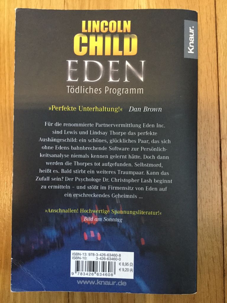 Eden - Knauss, Sibylle book collectible [Barcode 9783426634608] - Main Image 2