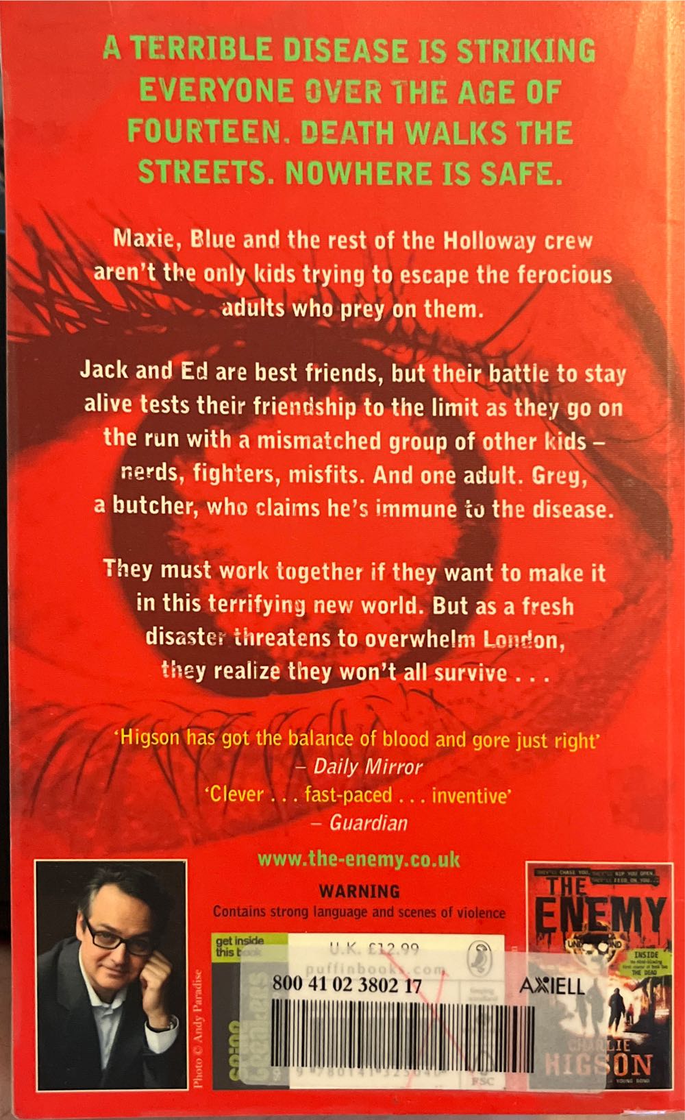 The Dead - Charlie Higson (Puffin - Paperback) book collectible [Barcode 9780141384658] - Main Image 2