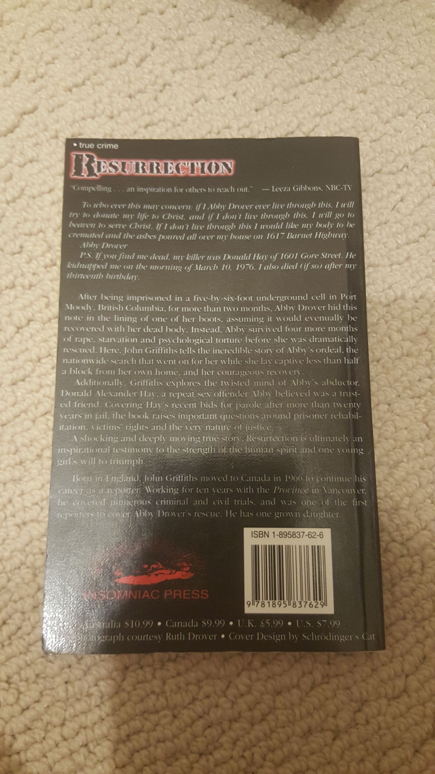 Resurrection - Landy, Derek book collectible [Barcode 9781895837629] - Main Image 2