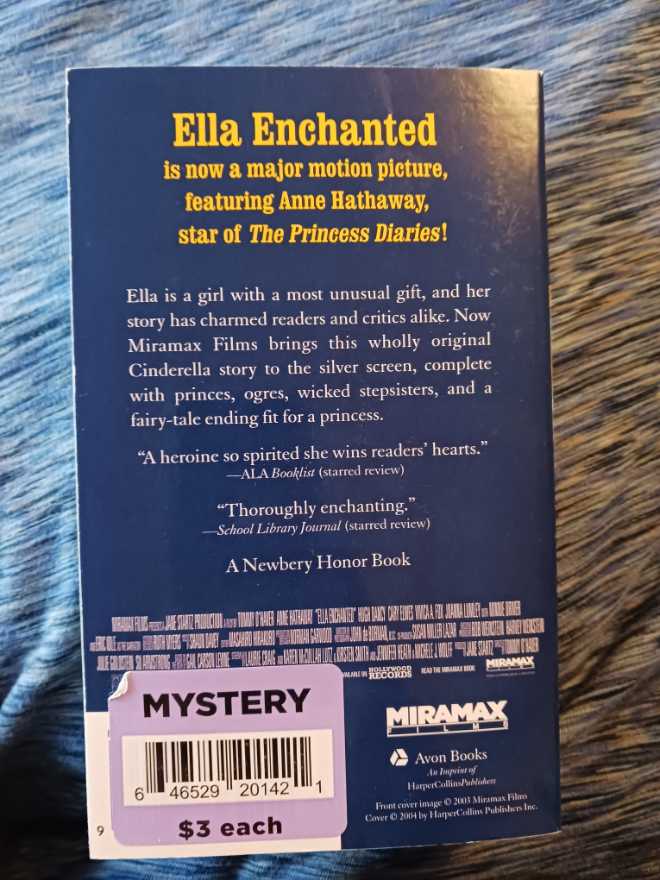 Ella Enchanted - Gail Carson Levine (HarperTeen - Paperback) book collectible [Barcode 9780060558864] - Main Image 2