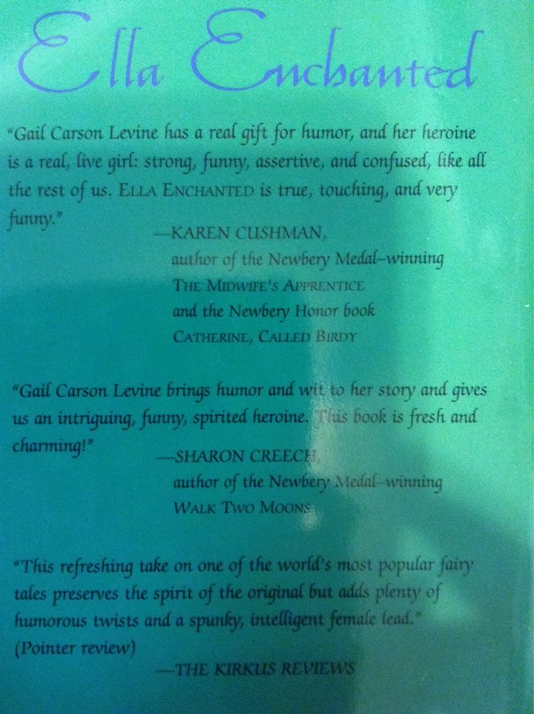 Ella Enchanted - Gail Carson Levine (Scholastic Inc - Paperback) book collectible [Barcode 9780590920681] - Main Image 2