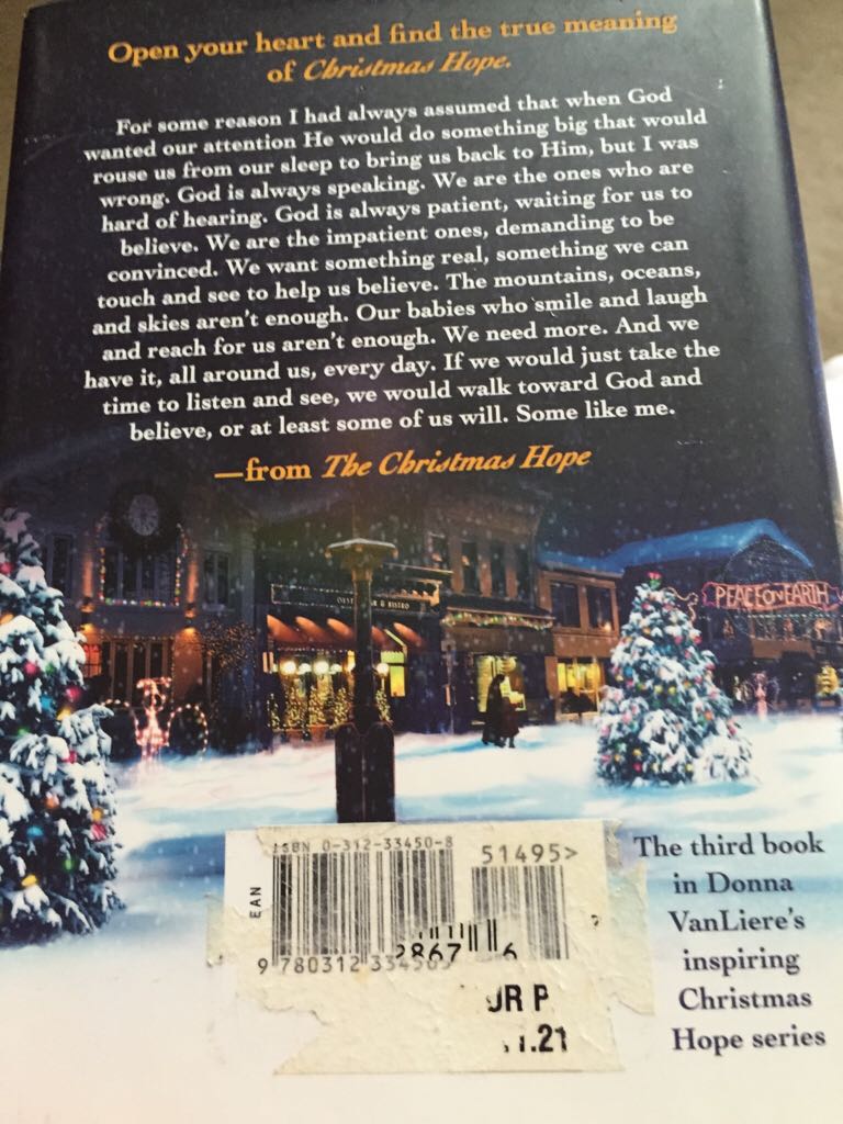 The Christmas Hope  (St Martin’s Press) book collectible - Main Image 2