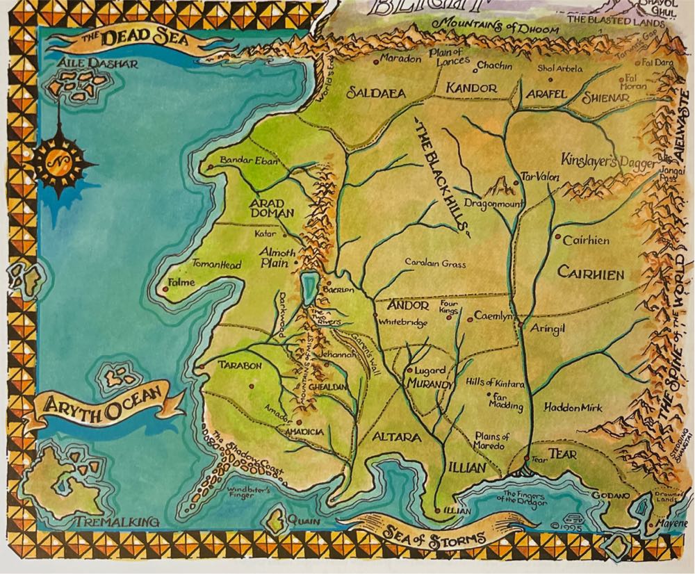 The World of Robert Jordans The Wheel of Time - Robert Jordan (Tor Books - Hardcover) book collectible [Barcode 9780312862190] - Main Image 4