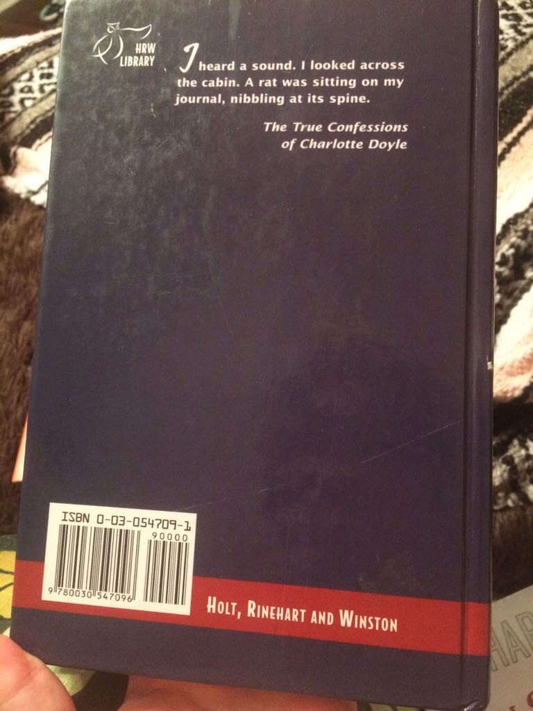 The True Confessions of Charlotte Doyle - Avi (Holt Rinehart & Winston - Hardcover) book collectible [Barcode 9780030547096] - Main Image 2