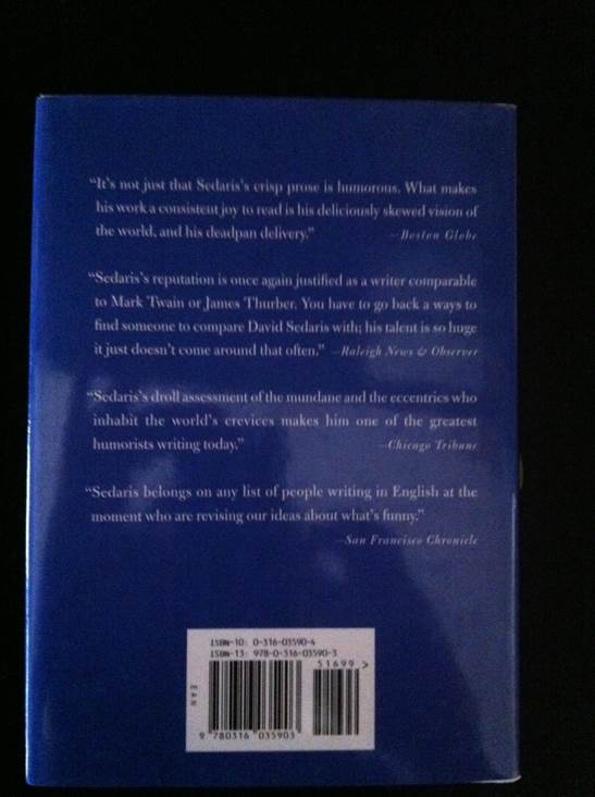 Holidays on Ice - David Sedaris (Little, Brown - Hardcover) book collectible [Barcode 9780316035903] - Main Image 2