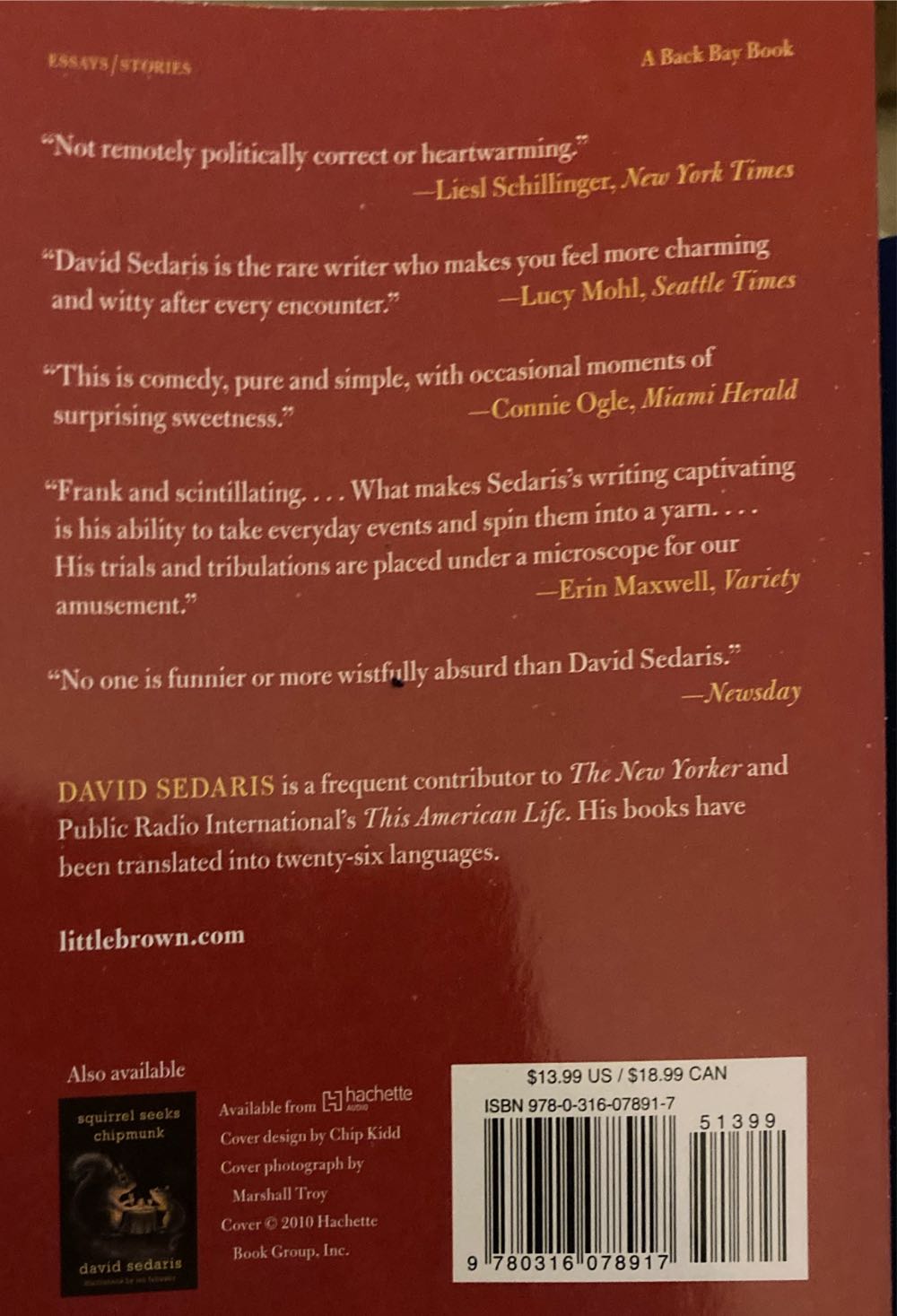 Holidays on Ice - David Sedaris (Back Bay Books - Paperback) book collectible [Barcode 9780316078917] - Main Image 2