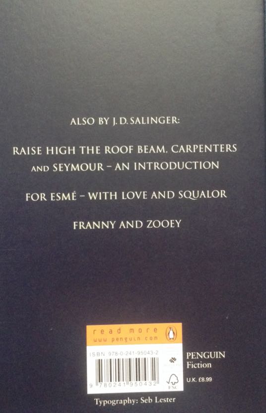 The Catcher in the Rye - J. D. Salinger (Penguin - Paperback) book collectible [Barcode 9780241950432] - Main Image 2