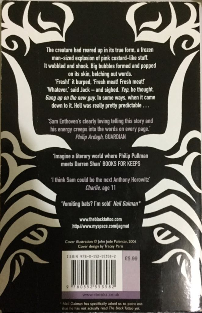 The Black Tattoo  (Paperback) book collectible [Barcode 9780552553582] - Main Image 2