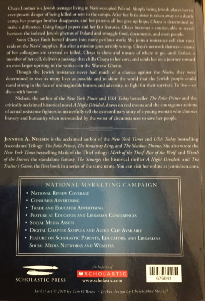 Resistance - Jennifer A. Nielsen book collectible - Main Image 2