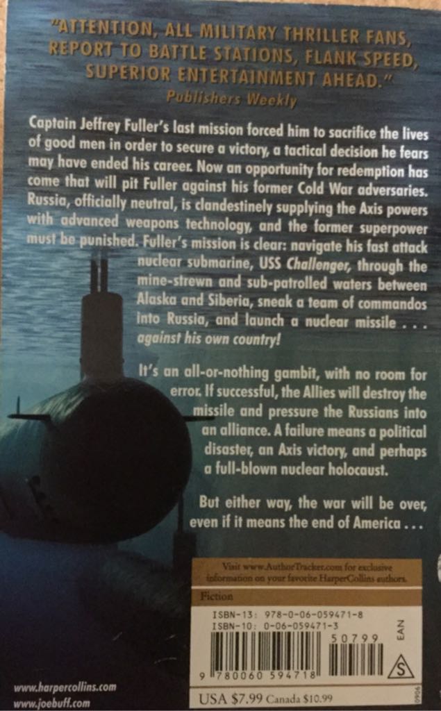 Seas Of Crisis - Joe Buff (HarperTorch - Paperback) book collectible [Barcode 9780060594718] - Main Image 2