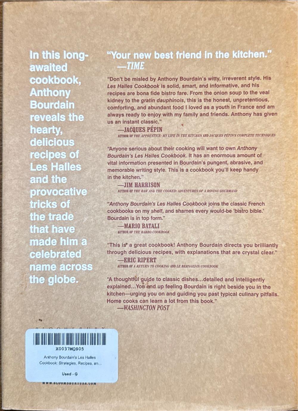 Anthony Bourdain’s Les Halles Cookbook - Anthony Bourdain (Bloomsbury - eBook) book collectible [Barcode 9781582341804] - Main Image 2