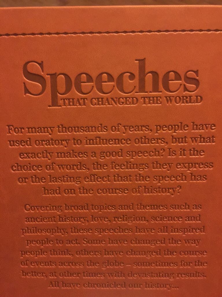 Speeches That Changed The World - Varies (Metro Books - Trade Paperback) book collectible [Barcode 9781435161344] - Main Image 2