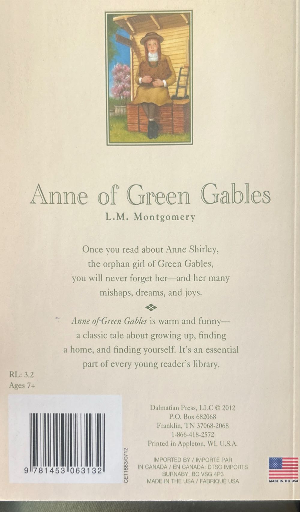 Anne Of Green Gables - L.M. Montgomery (- Paperback) book collectible [Barcode 0439328888] - Main Image 2
