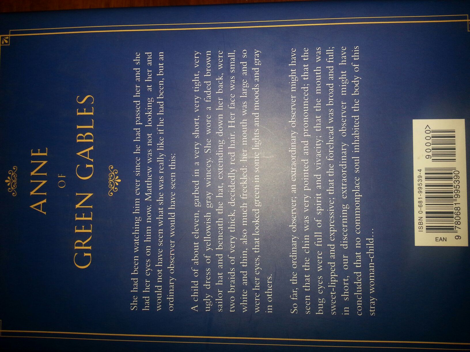 Anne Of Green Gables - L.M. Montgomery (Hardcover) book collectible [Barcode 9780681995390] - Main Image 2