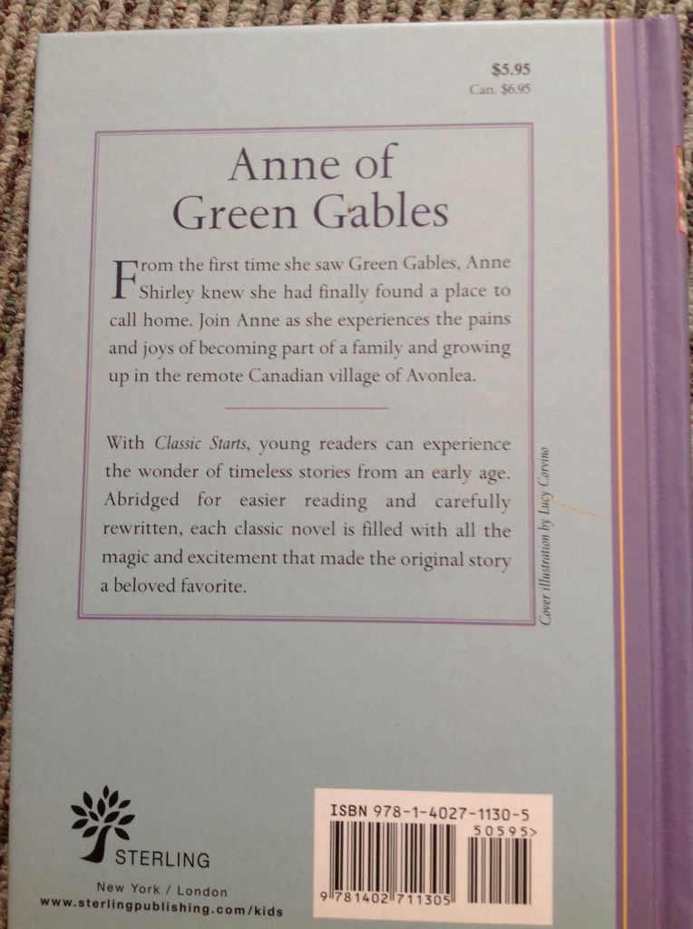 Anne Of Green Gables - Kathleen Olmstead (Sterling Pub Co Inc - Hardcover) book collectible [Barcode 9781402711305] - Main Image 2