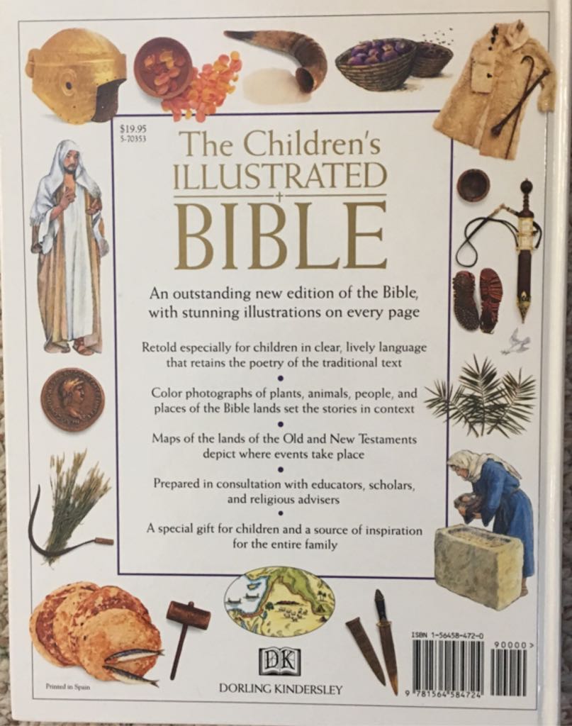 The Children’s Illustrated Bible - David Christie-Murray (Dorling Kindersley Publishing, Inc. - Hardcover) book collectible [Barcode 9781564584724] - Main Image 2