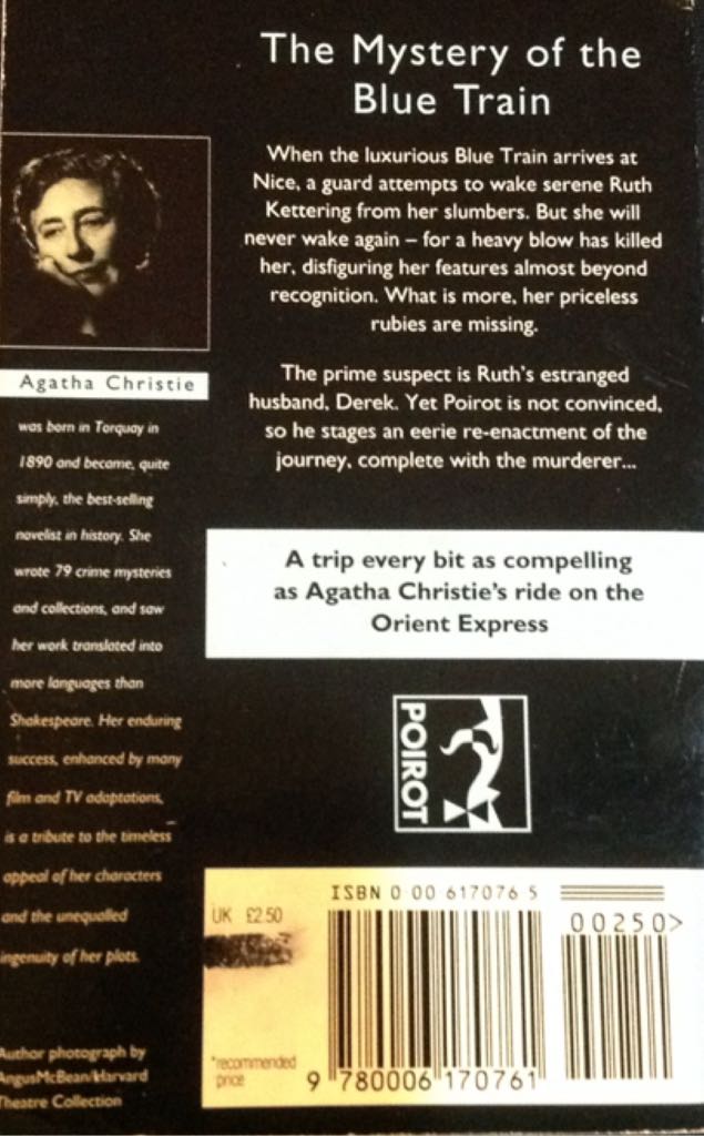 Mystery of the Blue Train, The - Agatha Christie (Harper Collins - Paperback) book collectible [Barcode 9780006170761] - Main Image 2