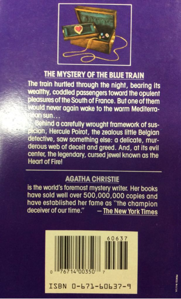 The Mystery of the Blue Train  book collectible - Main Image 2