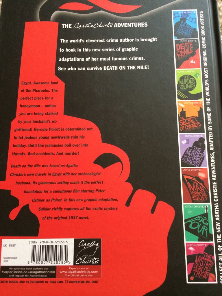 Death on the Nile - Agatha Christie (HarperCollins UK - Hardcover) book collectible [Barcode 9780007250585] - Main Image 2