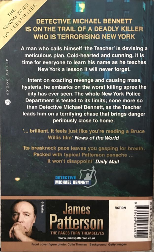 Run for Your Life - James Patterson (Arrow Books - Paperback) book collectible [Barcode 9780099538950] - Main Image 2