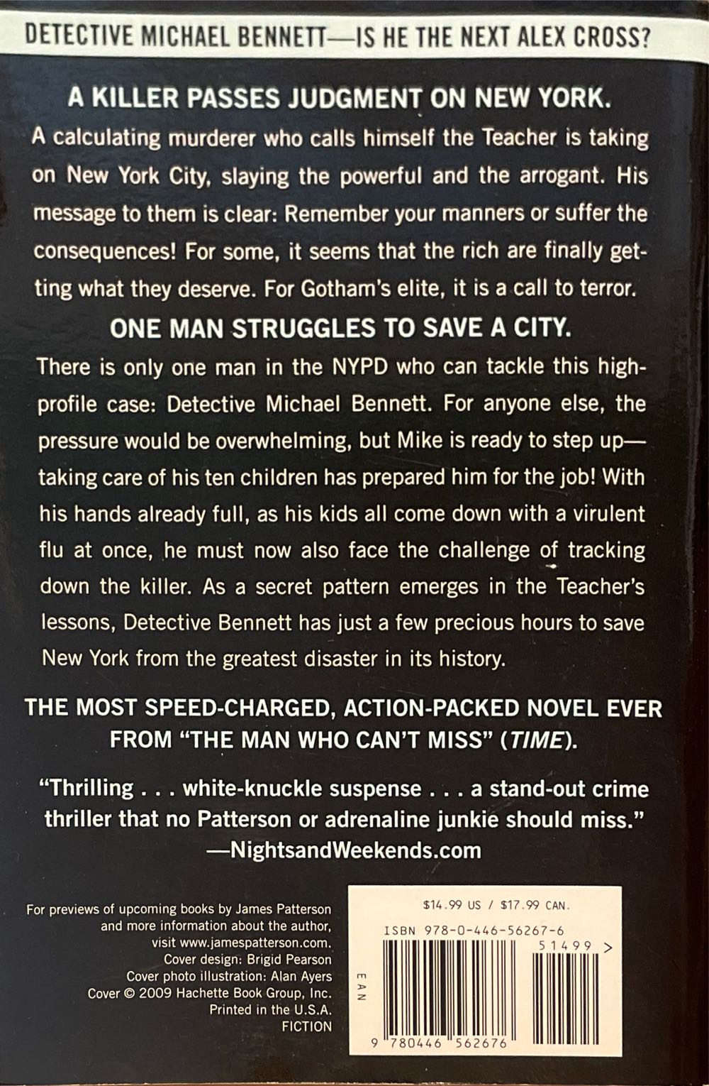 Run for Your Life - James Patterson (Grand Central Publishing - Trade Paperback) book collectible [Barcode 9780446562676] - Main Image 2