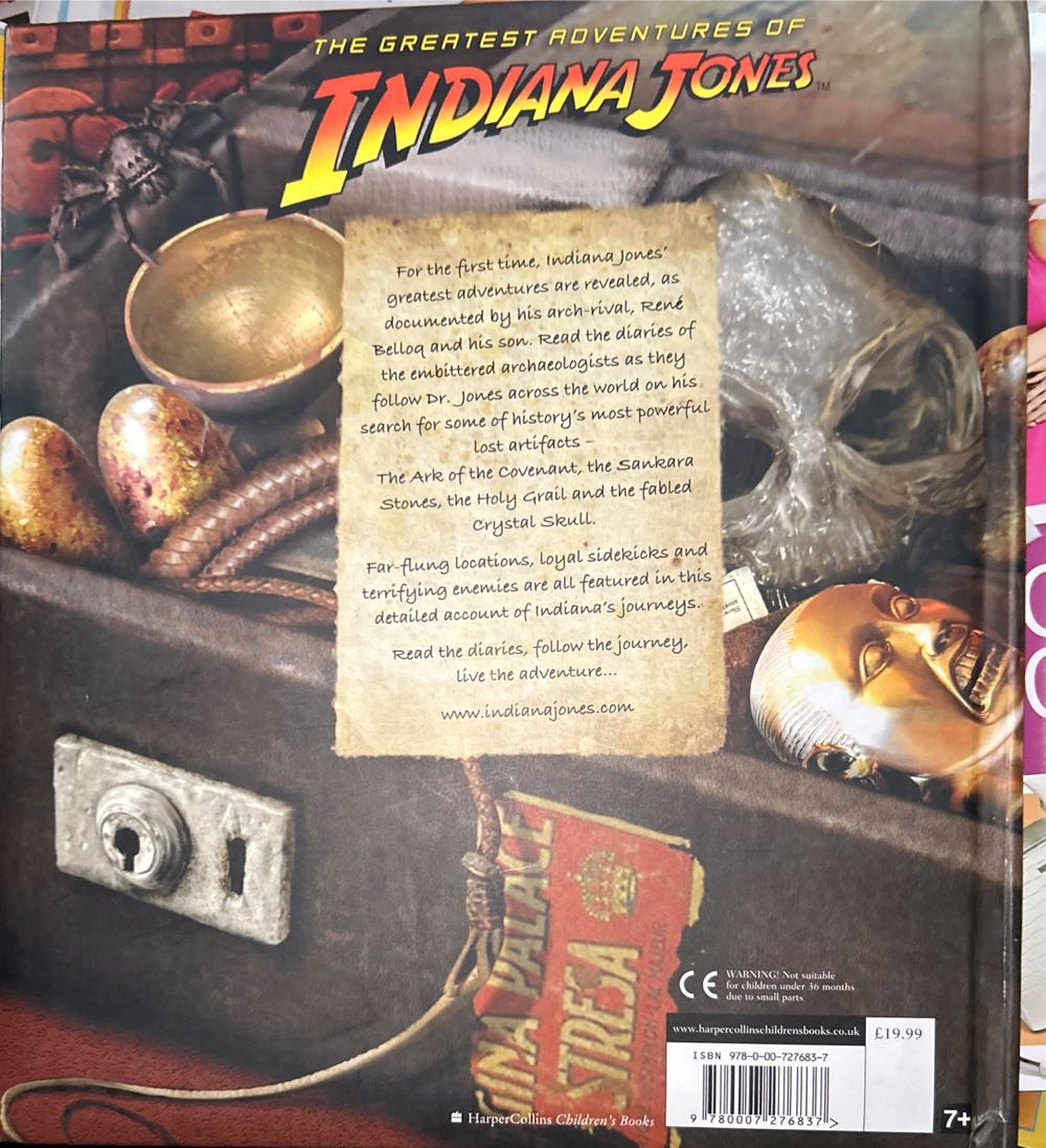 The Greatest Adventures of Indiana Jones - Various (Harper Collins Children’s Books - Hardcover) book collectible [Barcode 9780007276837] - Main Image 2