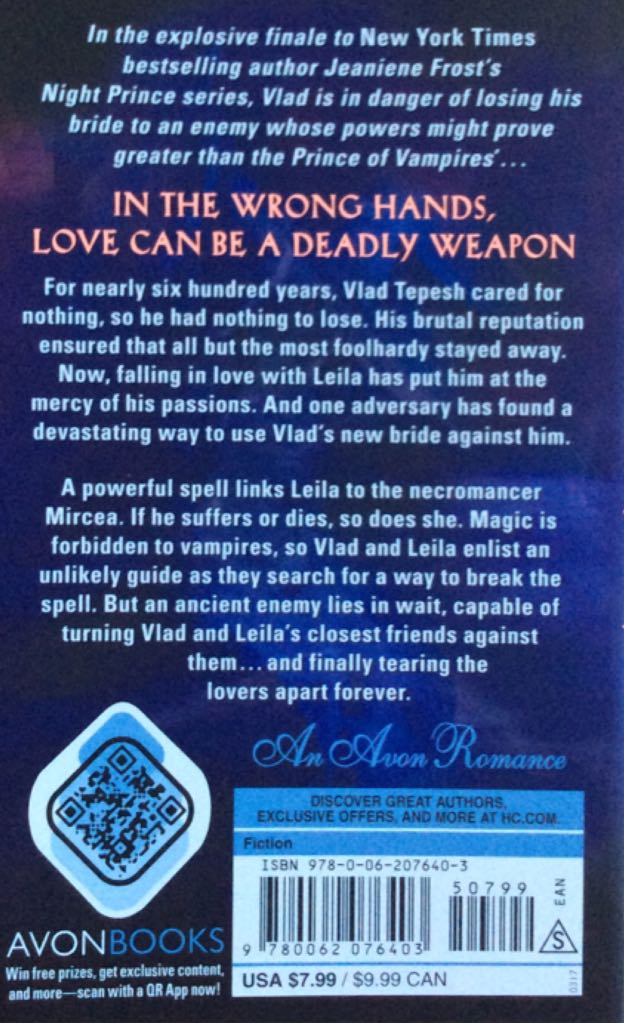 Into the Fire - Jeaniene Frost (HarperCollins - Paperback) book collectible [Barcode 9780062076403] - Main Image 2