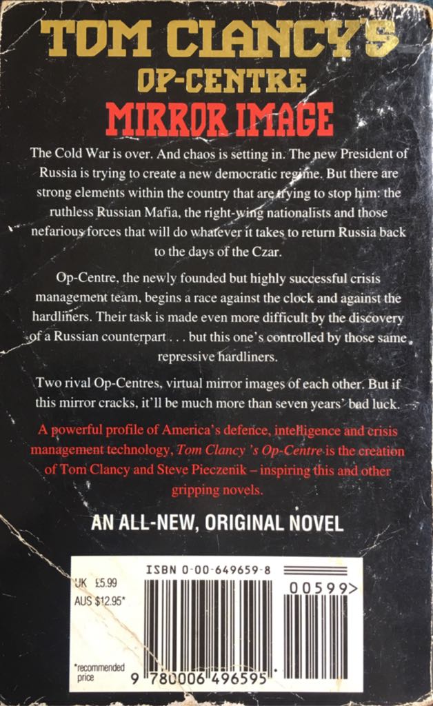 Op Centre-2 Mirror Image - Tom Clancy (HarperCollins - Paperback) book collectible [Barcode 9780006496595] - Main Image 2